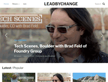 Tablet Screenshot of leadbychange.com